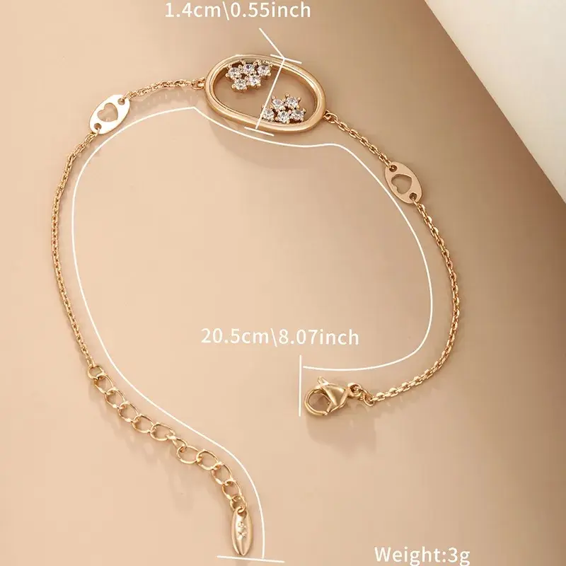 Oval Chain Bracelet - FY0113